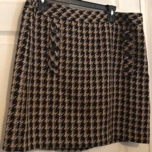 Short winter skirt